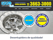 Tablet Screenshot of desentupimentoesgolimp.com.br